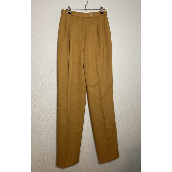 J H Collectibles Women's Vintage 80s Silk Blend Trouser Dress Pants - Picture 1 of 10